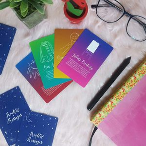 Carte di affermazione con potere personalizzato 50 pezzi forte Aura amore <span class=keywords><strong>te</strong></span> <span class=keywords><strong>stesso</strong></span> carte da gioco affermazione - Product Image 6