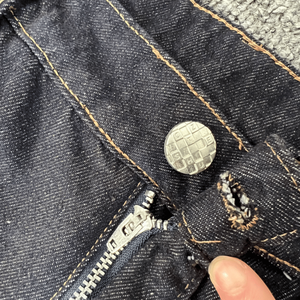 Pantaloncini <span class=keywords><strong>Jeans</strong></span> Neri Larghi di Alta Qualità per <span class=keywords><strong>Uomo</strong></span>, Pantaloni in Denim Personalizzati con Ricamo Pesante, <span class=keywords><strong>Jeans</strong></span> Estivi Y2K Derschutze per <span class=keywords><strong>Uomo</strong></span> - Product Image 4