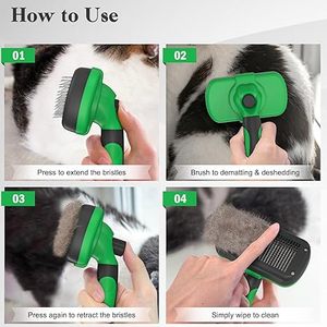 Spazzola Autopulente Portatile Swihauk - Strumento Delicato per la Toelettatura e la Rimozione del Pelo di Cani e Gatti, Facile da Usare - Product Image 6