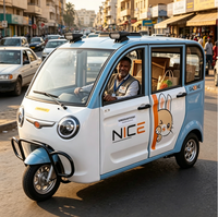Precio DE FÁBRICA DE China Venta caliente Tuktuk Carga rápida Cabina cerrada Pasajero Llevar Scooter eléctrico Triciclo Ancianos Viaje diario