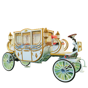 Nuevo Carroza Real de Lujo para Exteriores, Romántica Carroza Eléctrica Estilo Cenicienta, Carroza Real Eléctrica China - Product Image 1