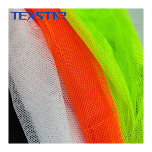 Warp Đan Polyester Lót Lưới Vải Huỳnh Quang Màu Vàng Huỳnh Quang Màu Cam - Product Image 5