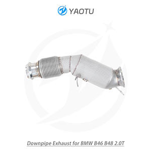 Tubo de Escape de Acero Inoxidable YT con Convertidor Catalítico y Aislamiento Térmico para <span class=keywords><strong>BMW</strong></span> 320i <span class=keywords><strong>330i</strong></span> 430i 530i B48 <span class=keywords><strong>2.0</strong></span> - Product Image 5