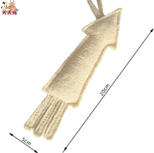 Nhật Bản Tùy Chỉnh 100% Tự Nhiên Loofah Pet Đồ Chơi Tengonum Phong Cách Dễ Thương Bóng Mèo Chó Răng Bền Mài Cắn Đánh Răng Vui tươi Đồ Chơi - Product Image 4