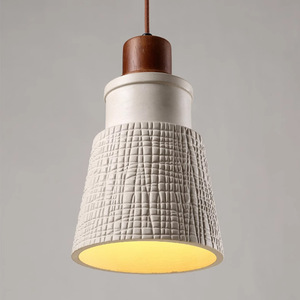 Wabi-Sabi Style Vintage Retro Pendant <b>Light</b> Pastoral Bedroom Bedside Hallway Entryway <b>Dining</b> Room AC Power Milk Tea <b>Light</b> - Product Image 6