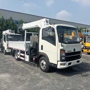 Teknologi baru truk <span class=keywords><strong>Pickup</strong></span> dipasang diri Dump <span class=keywords><strong>Crane</strong></span> 7 Meter20m 5ton teleskopik Boom sabuk datar truk derek - Product Image 1
