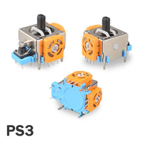 Nouveau contrôleur de jeu mince manette 3D pour PS3 Xboxes 360 Xbox One PS5 pièces de réparation de manette 3D matière plastique Compatible PC