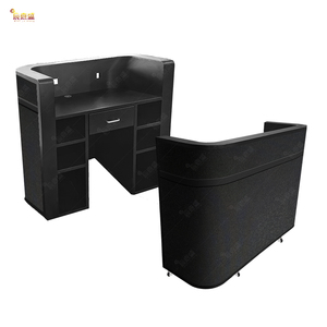 Cabina <span class=keywords><strong>DJ</strong></span> LED Portatile Personalizzata con Parete Video Digitale per Club, Facciata Curva, Supporto per Ballo, Tavolo Espositivo - Product Image 4