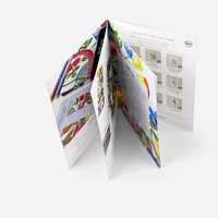 Impression de brochures personnalisées à piqûre à cheval, brochure profil d'entreprise reliée agrafée, papier couché couleur pour entreprises, vente en gros