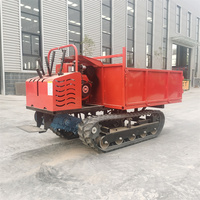 Transporteur sur chenilles de 1,5 tonne, adapté aux vergers de montagne/fermes/petits chantiers de construction