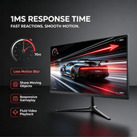Moniteur VA 27 pouces FHD 120Hz pour simulation de conduite, temps de réponse de 1 ms, mouvement fluide, affichage à faible lumière bleue pour académie de conduite et ordinateur