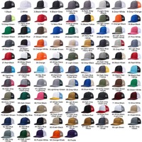 Casquettes Trucker Snapback Richardson 112 Style 6 Panneaux en Polyester/Coton, Broderie Personnalisée, Hip Hop, Unisexe, Réglables, Vente en Gros