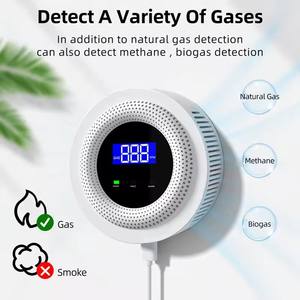 Wifi Gás <span class=keywords><strong>Natural</strong></span> Sensor Combustível Household Smart LPG Gás Alarm <span class=keywords><strong>Detector</strong></span> Vazamento Sensor Wifi Temperatura Detectores - Product Image 2