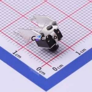 UK-B0209-2G60-AQ25Y Tactile Switch Through hole Switch Single Pole Single Throw Round Button 2.5N Right Angle Insert - Product Image 2