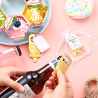 Décapsuleurs en alliage de zinc argenté pour Halloween, cadeaux de remerciement pour baby shower, décorations mignonnes, souvenirs, sacs en organza