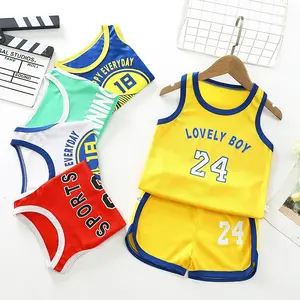 Children's basketball clothes Thin casual sports boys' suit Summer children's sports fast dry clothes boy clothing set