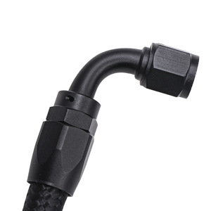 Kit de raccordement de conduite de carburant tressée HOSO RACING noir ODL13 pour Honda Acura série BD - Product Image 3