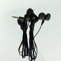 Écouteurs jetables à usage unique, étanches IPX-4, pour diffusion de musique, 3,5 mm, en gros, bon marché, pour l'aviation