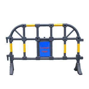 Venta al por mayor temporal de plástico, ligero y duradero de seguridad portátil peatonal de barrera de control de multitudes de tráfico cerca de la <span class=keywords><strong>barricada</strong></span>. - Product Image 1