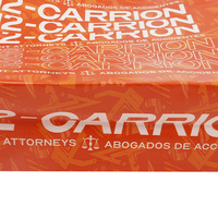 Emballages publicitaires écologiques, sacs de shopping personnalisés en tissu non tissé enduit imperméable, couleur orange