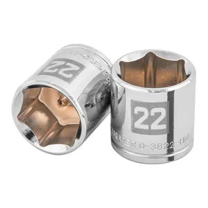 BOX 6 Chiave a bussola da 22 mm, 6 punte, attacco da 3/8 pollici, TRUPER - Product Image 1