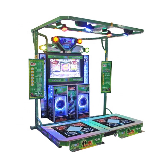 Arcade Dance Machines for Sale Metal Arcade Dance Base Dancing Game Machine with English Interface and 1 Year Warranty