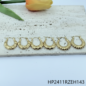 Orecchini pendenti alla moda placcati in oro 3 paia Per pacchetto di valore della carta Per Look quotidiano e abbigliamento da festa - Product Image 1