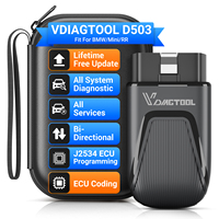 Herramienta de Diagnóstico para Autos VDIAGTOOL D503 con Actualización Gratuita de por Vida, Escáner de Dispositivos J2534 para BMW y Rolls Royce