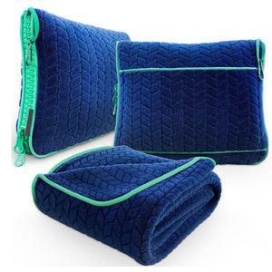 Zachte Flanellen <span class=keywords><strong>Fleece</strong></span> Opvouwbare Dekbed en Kussenset, Op Maat Gemaakt, 2-in-1 - Product Image 4