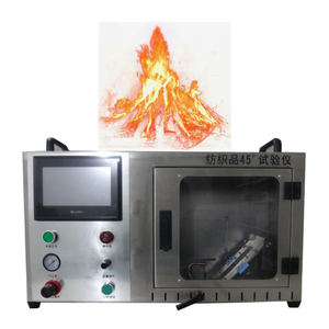 Appareil de <span class=keywords><strong>test</strong></span> d'ignifugation automatique pour textiles et tissus, 45 degrés, ASTM D 1230, best-seller, pour tests de feu en laboratoire, NFPA 702 - Product Image 1