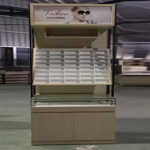 Tùy Chỉnh Kính Mát Cửa Hàng Hiển Thị Tủ Hợp Thời Trang Bằng Gỗ Kính Trang Trí Nội Thất Cửa Hàng Quang Học Thiết Kế Nội Thất - Product Image 5