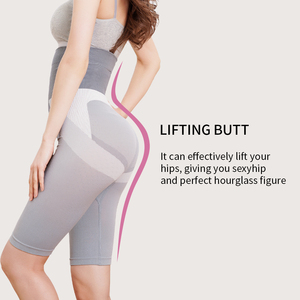 <span class=keywords><strong>Short</strong></span> <span class=keywords><strong>de</strong></span> <span class=keywords><strong>compression</strong></span> taille haute S-SHAPER pour <span class=keywords><strong>femme</strong></span> en tissu <span class=keywords><strong>de</strong></span> bambou tourmaline avec contrôle du ventre sans couture - Product Image 2