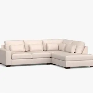 L型木质可定制布艺彩角沙发简约舒适客厅家具