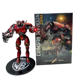 Boîte cadeau de robots jouets en PVC lumineux, style dessin animé, avec ceinture rouge <span class=keywords><strong>Storm</strong></span>, articulations mobiles, pour collection (Tide Play) - Product Image 1