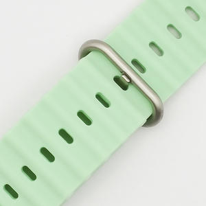 Bracelet en silicone pour Apple Watch Ultra 8e génération, nouveau bracelet de montre en silicone de 49 mm avec double boucle - Product Image 4