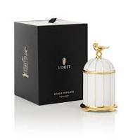 Pot de bougie en céramique de Style européen, cage à oiseaux en or blanc, décoration de mariage, pots de bougie uniques de luxe avec couvercle, vente en gros