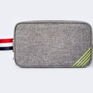 Sac de toilette Oxford imperméable pour homme, nouvelle mode, pratique, personnalisable, avec fermeture éclair, sac cosmétique décontracté pour la vie quotidienne - Product Image 5