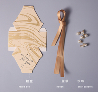 CSMD fabricants chinois en gros fournisseur de Yiwu prix bon marché emballage alimentaire hexagone champagne boîte de chocolat pour faveurs de mariage