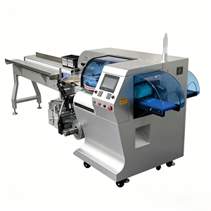 Máquina automática de envasado flow pack con alimentación descendente ABBA-HX45, equipo de embalaje tipo almohada con 3 servomotores para envasado de snacks, ferretería y suministros médicos - Product Image 2