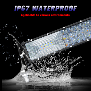 Venta al por mayor 31Inch 270W 405W 540W 675W Auto Led bar Aluminio Spot Beam Barco Curvo Led bar Blanco Amarillo Luz Led bar - Product Image 3