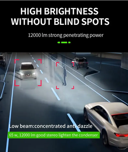 หลอดไฟหน้า LED 8ด้านสำหรับรถยนต์, H1 H11 8ด้าน COB Canbus H4 LED 9005หลอดไฟหน้ารถ - Product Image 3