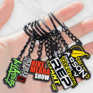 Porte-clés en métal émaillé personnalisé de <span class=keywords><strong>dessin</strong></span> animé doux personnalisé avec pendentif Porte-clés en métal à la mode - Product Image 2