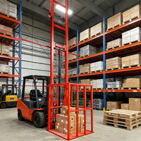 Monte-charge mural personnalisé à rail de guidage pour marchandises, stable, pour le chargement de marchandises en intérieur, extérieur, maison, usine, chantier
