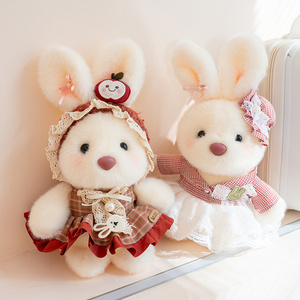 OEM ODM Peluche Ours Mère et Bébé, Adorable Ours en Peluche avec Bonnet en Dentelle pour Décoration Intérieure, Cadeaux pour Enfants et Confort Émotionnel - Product Image 4