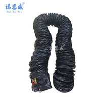 Tuyau flexible antidéflagrant portable pour entreprise de 12 pouces (300 mm), antistatique, pour évacuation des fumées et explosions