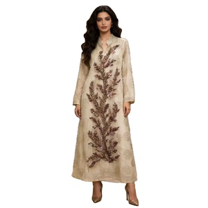Nouvelle Abaya 2026 <span class=keywords><strong>LY</strong></span> pour Femme, Style Islamique de Dubaï, Couleur Unie, Manches Longues, Robe Hijab Grande Taille, Style Turc pour l'Aïd, en Rayonne - Product Image 1