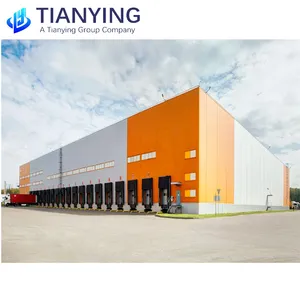 Bangunan gudang baja industri prefabrikasi struktur baja pabrik baja bangunan bengkel