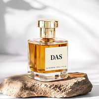 Flacon de parfum en verre vide à bords biseautés, avec capuchon doré, 30 ml, 50 ml, 100 ml, conteneur cosmétique, logo personnalisé, usine OEM, vente en gros
