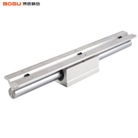 Rail de guidage linéaire rond à roulement droit Blocs de guidage linéaire CNC avec support en aluminium