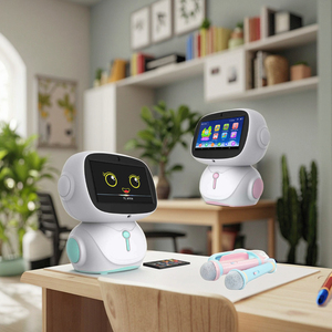 Mô hình <span class=keywords><strong>robot</strong></span> thông minh AI điều khiển từ xa LED 16GB giáo dục năm 2025, đồ chơi <span class=keywords><strong>robot</strong></span> nhựa cho tiệc trẻ em - Product Image 2